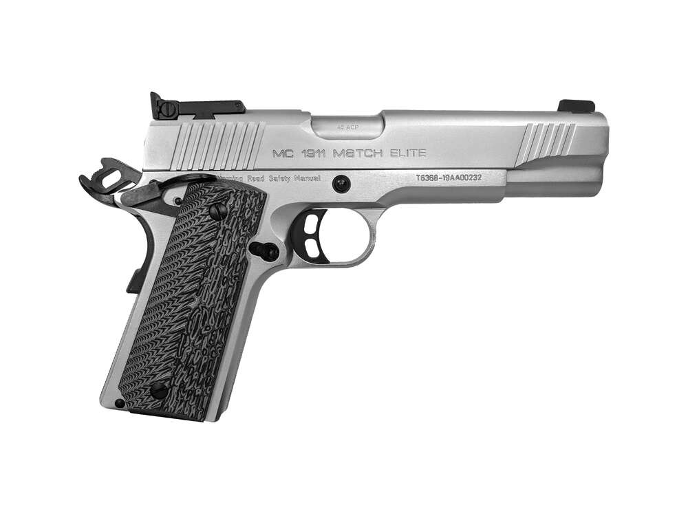 Handguns EAA Corp 5" 45ACP EAA 390095 GIRSAN MC1911  MATCH  45A 5   8R  CHR • Model: 5"